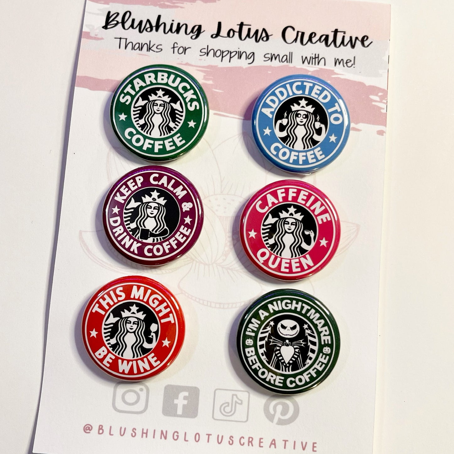 Starbucks Coffee Button