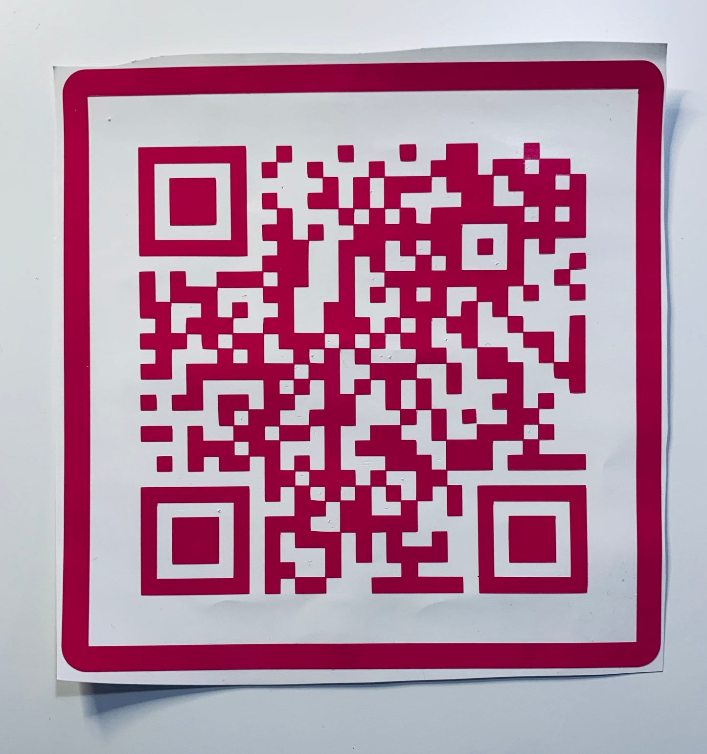 QR code decal | Custom Business Brand QR code decal | Social Media sign | money Gift | Cashapp qr Code | Scan to Pay sign | no contact