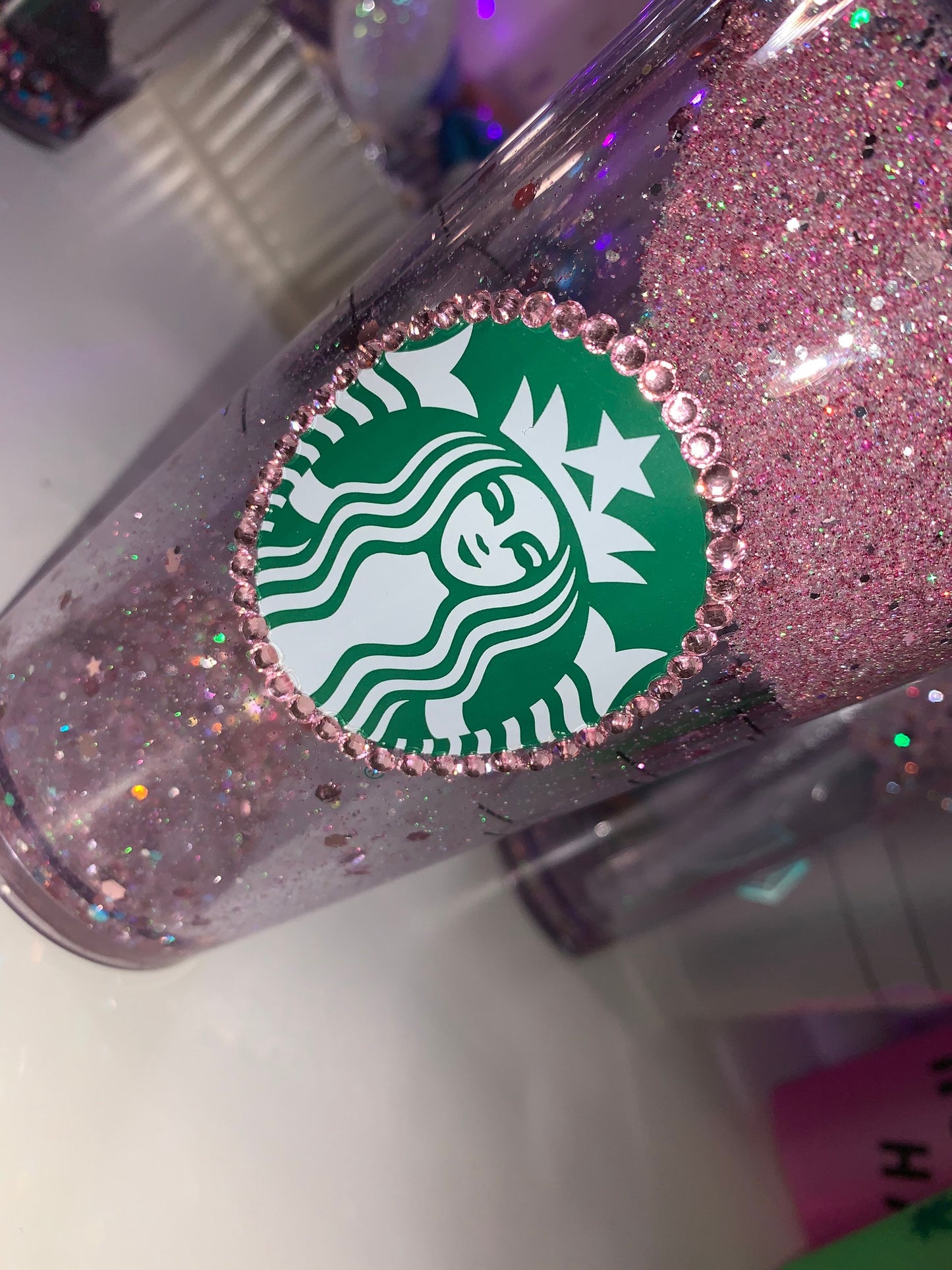 Bling Starbucks cup | Bling Ring ADD-ON*