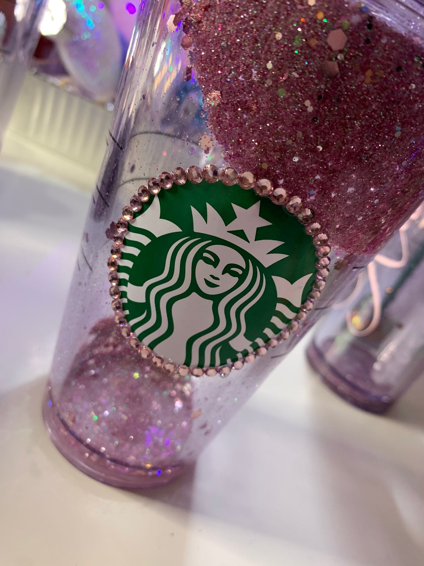 Bling Starbucks cup | Bling Ring ADD-ON*