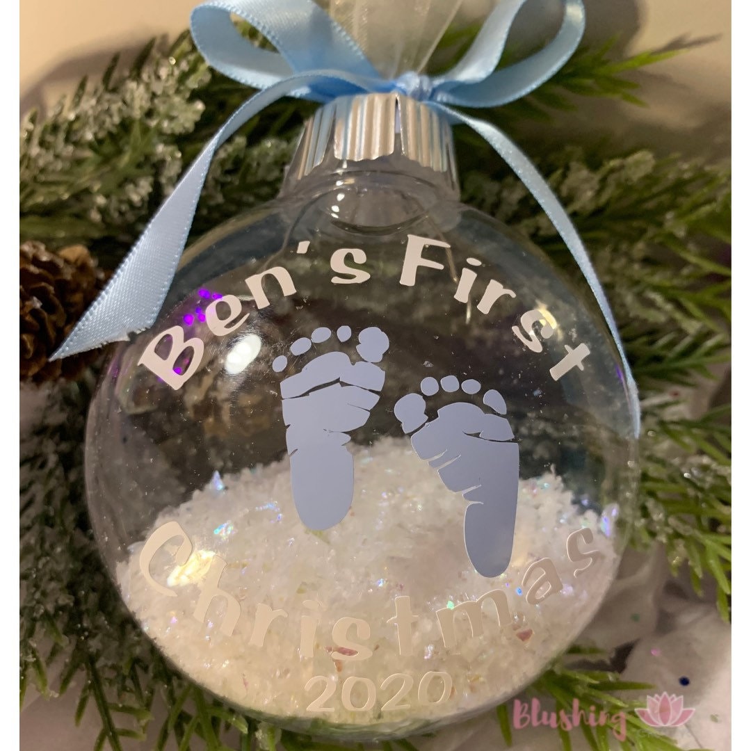 Baby’s First Christmas Custom Ornament