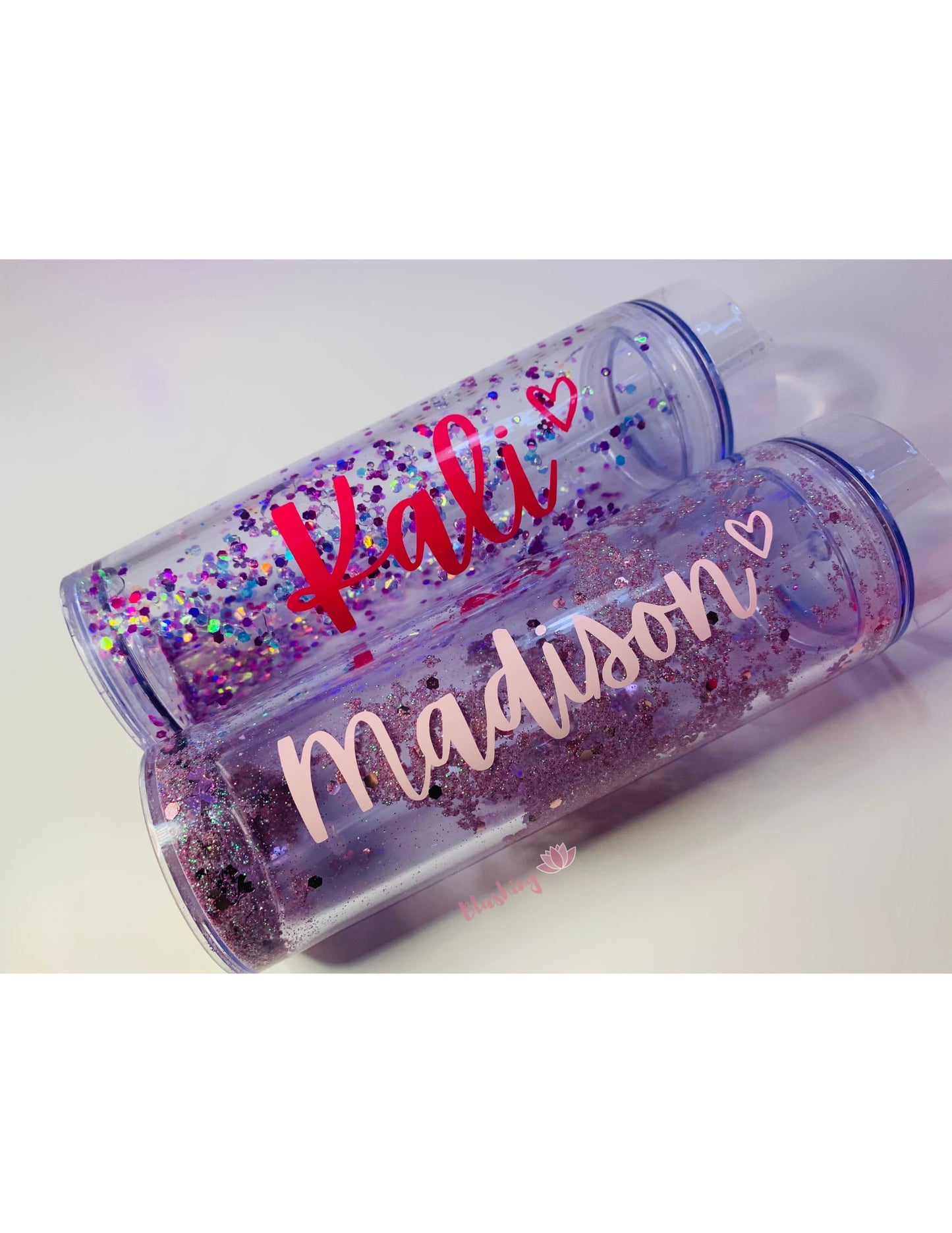 Personalized Skinny Snow Globe Tumbler