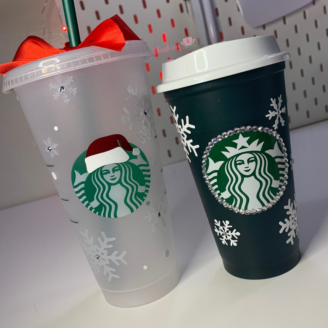 Starbucks Holiday Color Changing Cup | Bling Starbucks Holiday Cup | Custom Starbucks Christmas Cup