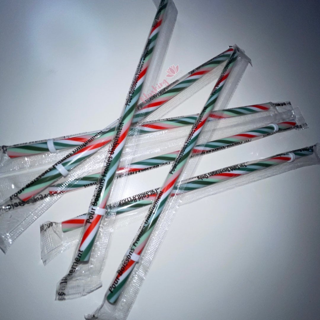 Starbucks Candy Cane Holiday Straw