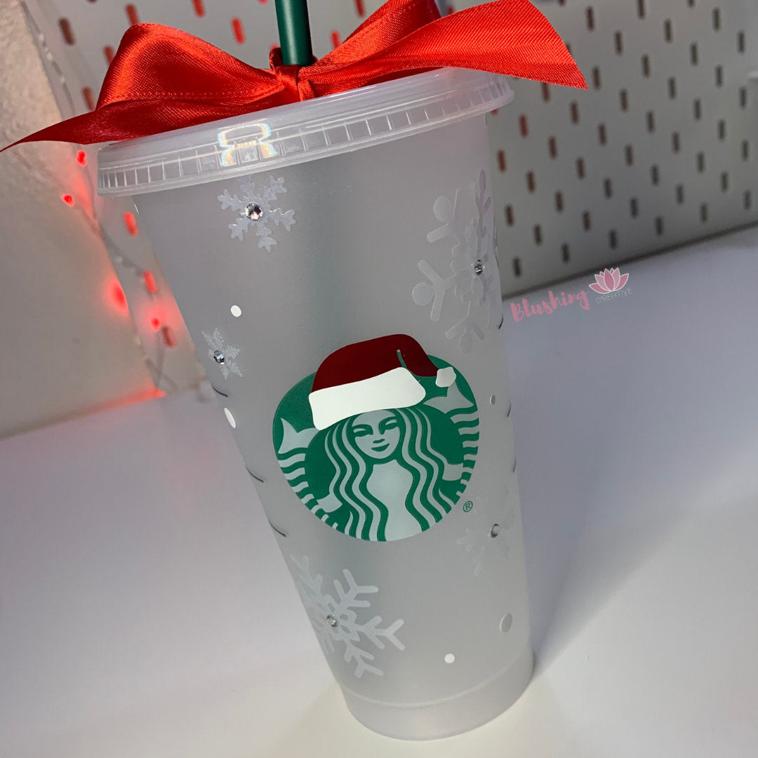 Starbucks Holiday Color Changing Cup | Bling Starbucks Holiday Cup | Custom Starbucks Christmas Cup