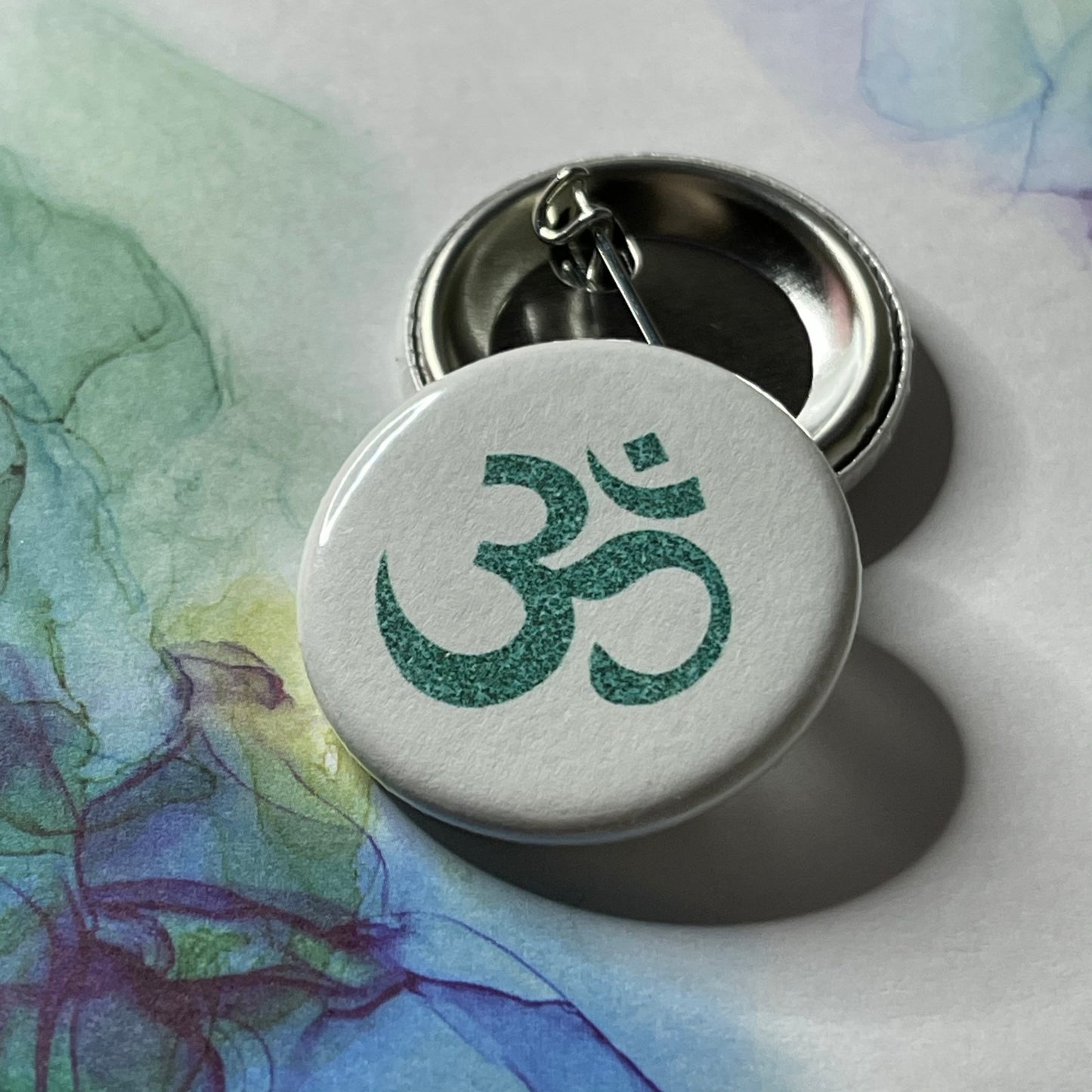 Om Symbol Pinback Button