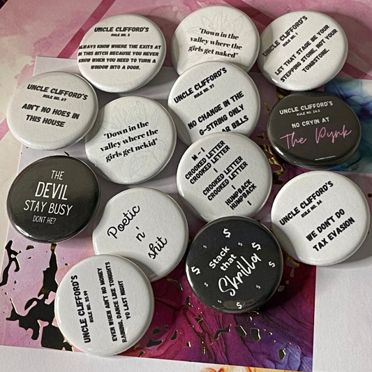 P-Valley Pinback Buttons