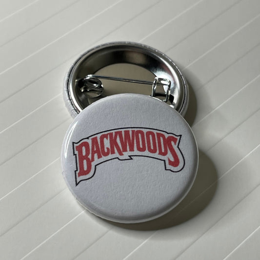 Backwoods Pinback Buttons, Magnet, Bottle Opener