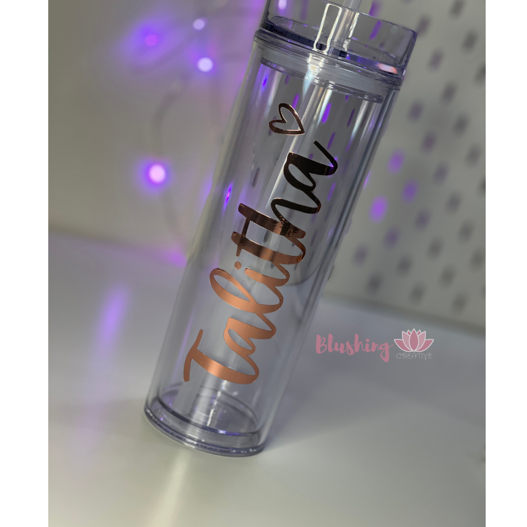 Personalized Acrylic Skinny Tumbler