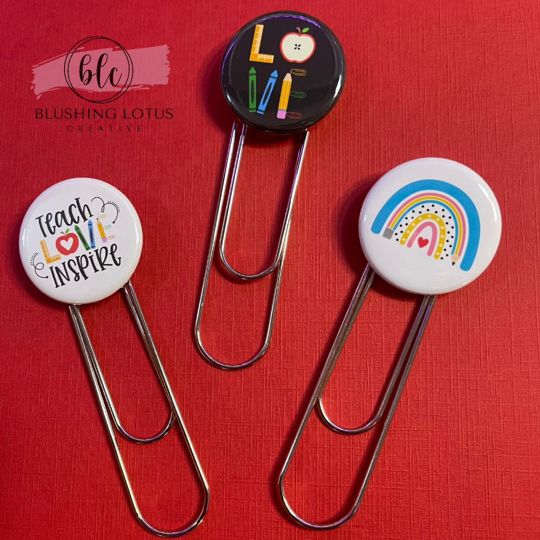 Teach Love Inspire - Jumbo Paperclip Teacher Gifts