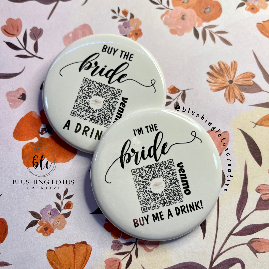 Buy the bride a drink Bachelorette Venmo Button